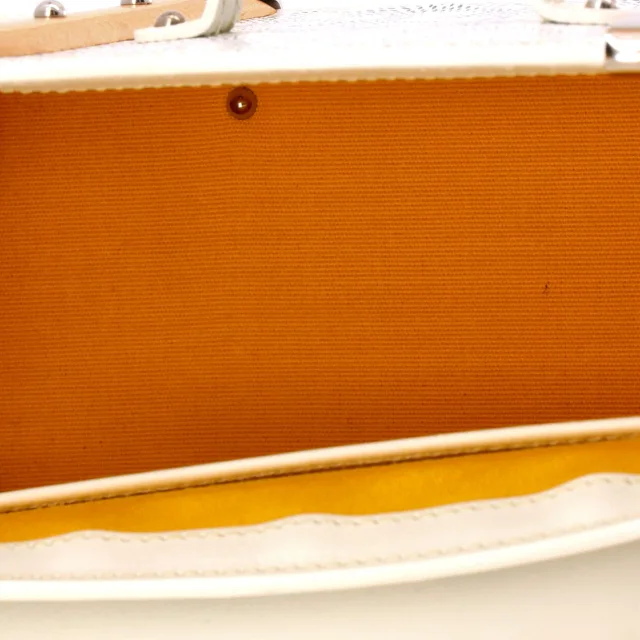 Goyard Structured Saigon Top Handle Bag Coated Canvas with Leather Mini in white Coated canvas from Rebag, photo 6 of 8