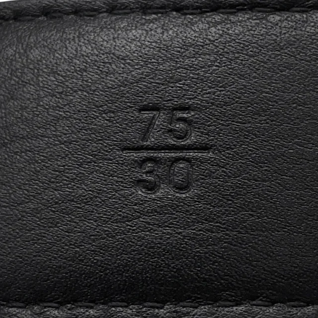 Chanel CC Logo Belt BlackAAA811 Lambskin Metal Size 75/30 in Lambskin from GALLERY RARE, photo 11 of 12