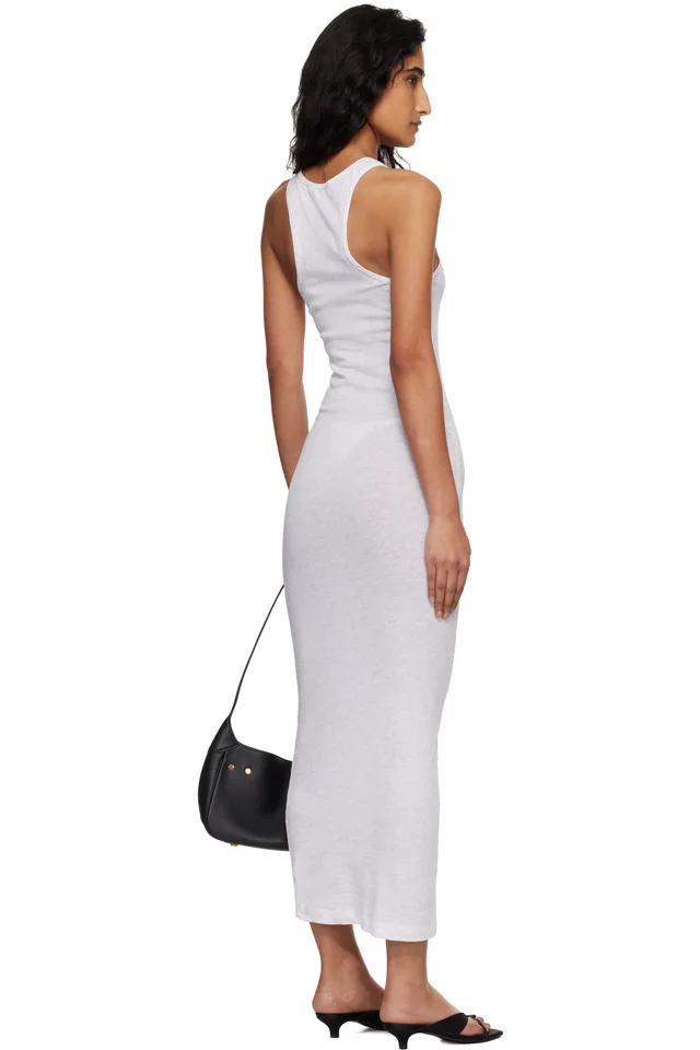 Entire Studios Gray Muscle Tank Midi Dress, photo 3 of 4 from SSENSE