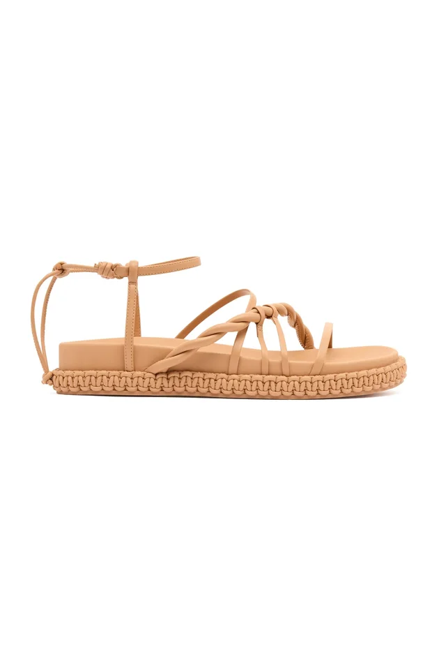 AJE Tryphena Platform Twist Sandal in Beige from Aje, photo 1 of 1