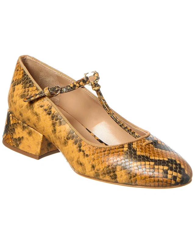 Ulla Johnson Leather Slingback Pump in https://asset2.ruecdn.com/images/sw/131128/1311283570_RLSW_gold.jpg, image 1 of 1 from Gilt
