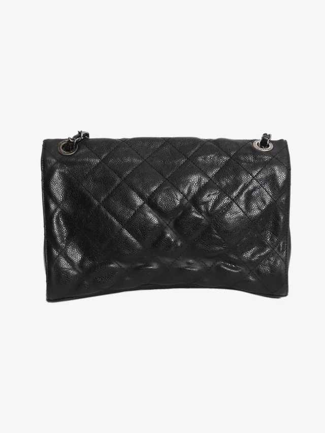 Chanel Black 2013 caviar-quilted CC Crave shoulder bag in Black Caviar leather from Sign of the Times, photo 3 of 11