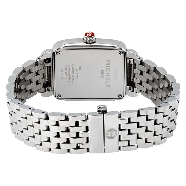 Michele Ladies Deco 16 Mother of Pearl Diamond Dial Watch MWW06V000002, photo 3 of 4 from Jomashop