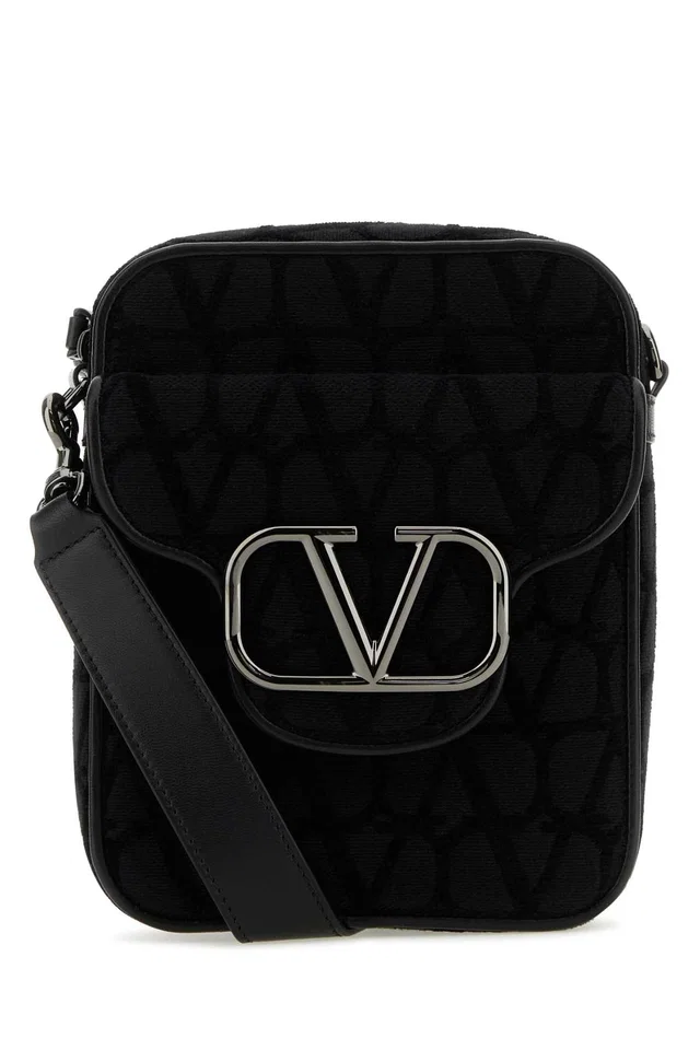 Valentino Garavani Locò Crossbody Bag — Black in Black Nylon from HEWI