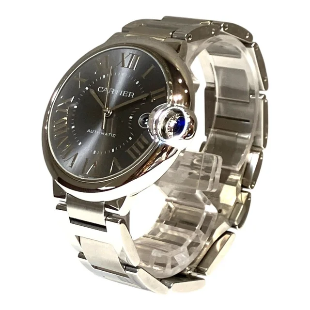 Cartier Ballon Bleu Stainless Steel Watch in Blue from LuxUness, photo 2 of 2