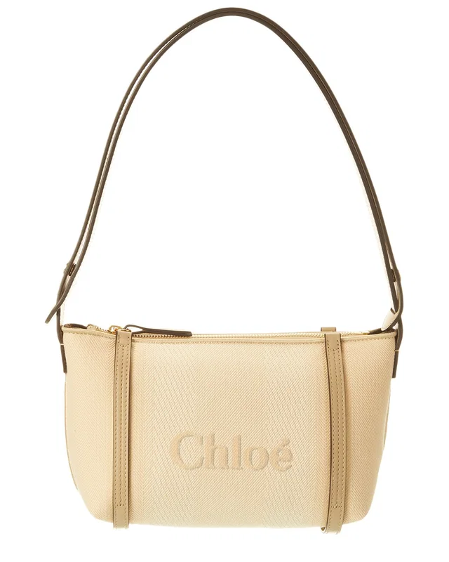 Chloé Carry Canvas & Leather Shoulder Bag, image 1 of 1 from Gilt