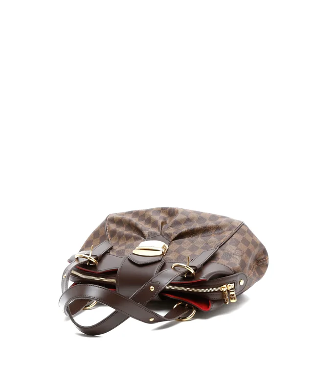Louis Vuitton Damier Ebene Sistina PM Shoulder Bag in Brown Canvas from A Retro Tale, photo 4 of 9