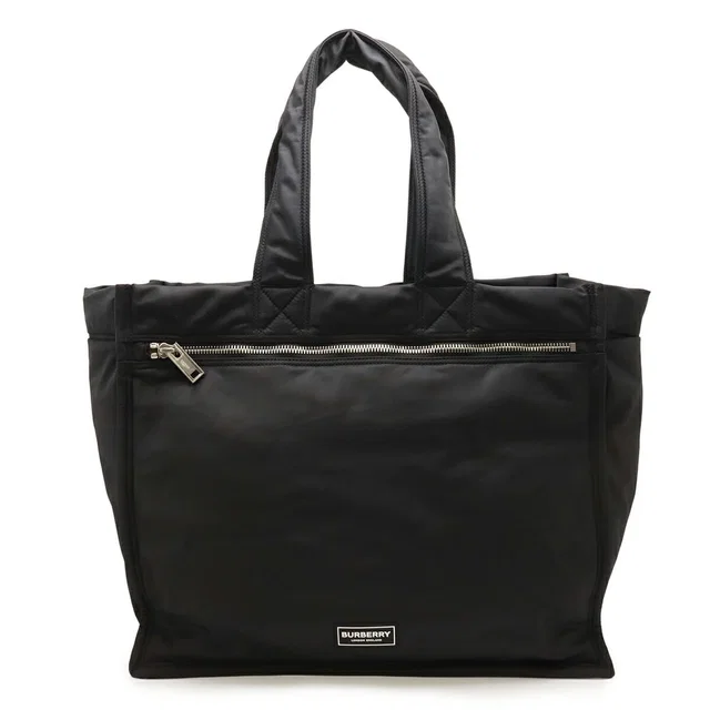 Burberry Nylon Leather Tote Bag in Nylon from LuxUness