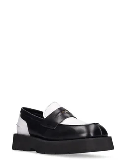 Andersson Bell Penny Leather Loafers in 0% Cow, photo 3 of 6 from LUISAVIAROMA