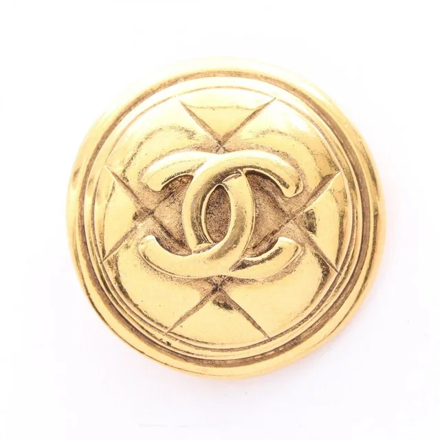 Chanel Brooch CC Logo from The Reluxe