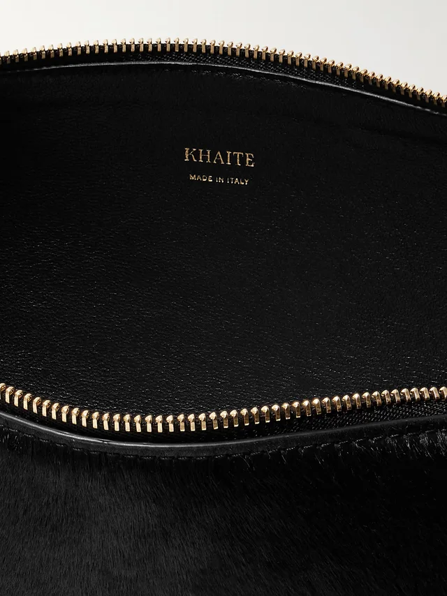 KHAITE Kye calf hair clutch - black - One Size in Black 100% Calf Leather, photo 5 of 5 from NET-A-PORTER (Canada)