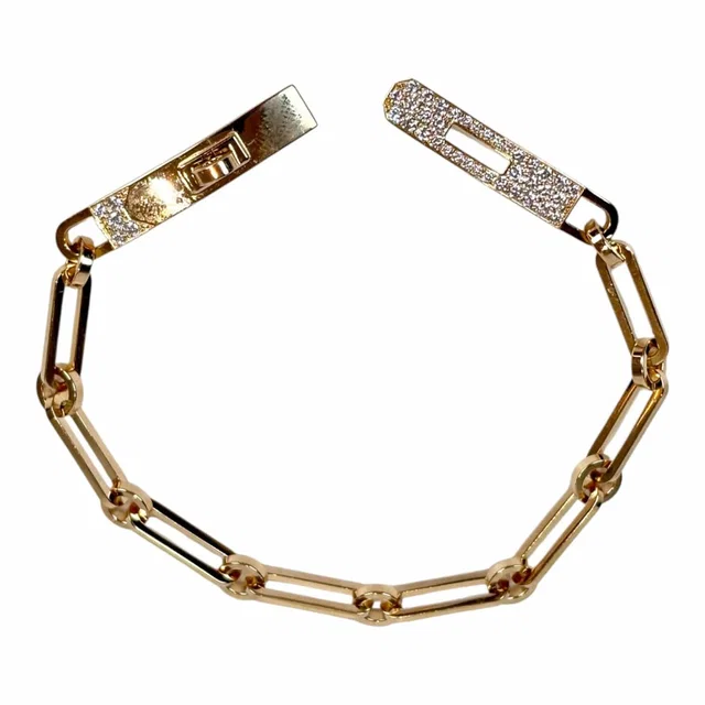 Hermès Kelly Chaine Bracelet in Gold in Gold from Luxury Promise