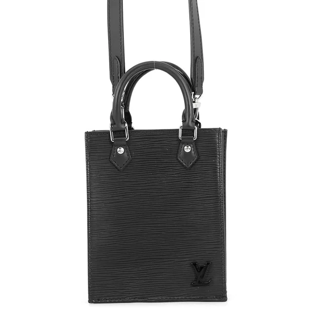 Louis Vuitton Petit Sac Plat NoirM69441 Epi Leather in Leather from GALLERY RARE