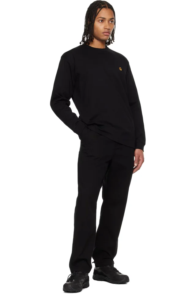 Carhartt Work In Progress Black Flint Trousers, photo 4 of 4 from SSENSE