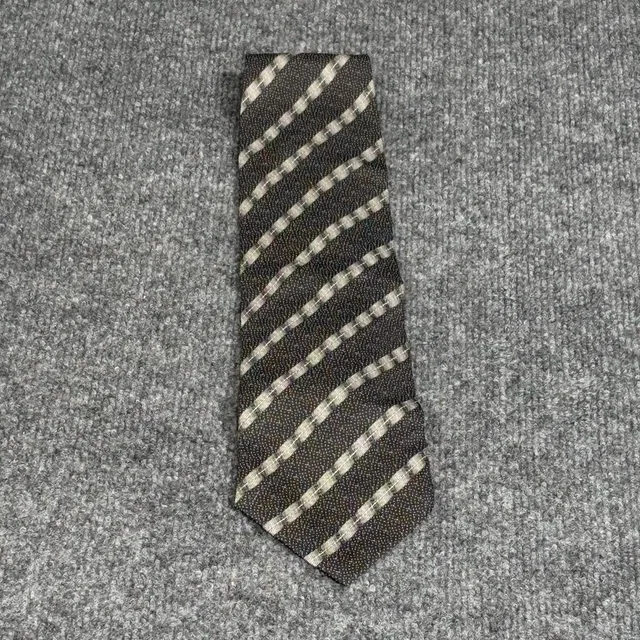 Giorgio Armani Tie Mens One Size Gray Black Silk Jacquard Striped Made In Italy in gray Silk from Poshmark