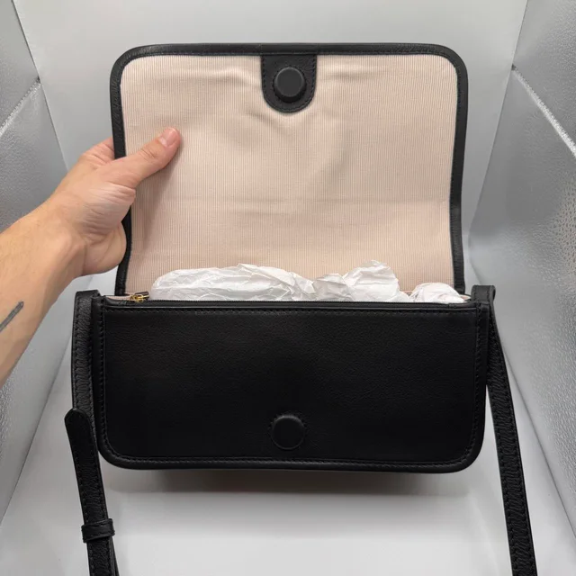 The Row Women's Bag - Black in black from Depop, photo 3 of 4