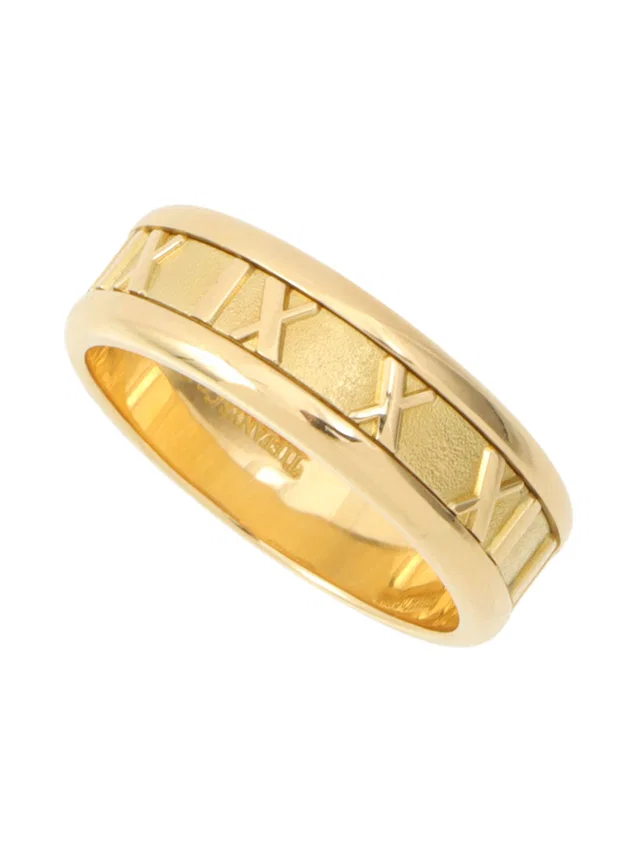 Tiffany & Co. Atlas Ring #59 Gold in Gold from VINTAGE QOO TOKYO