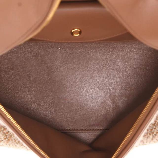 Loro Piana L 27 handbag in Brown Wool from Collector Square, photo 4 of 4