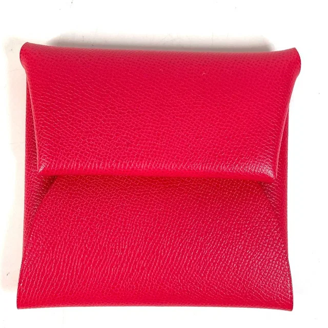 Hermès Coin Case Bastia Epsom Rose Mexico Pink in Pink Epsom leather from The Reluxe