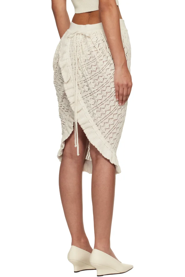 Vivienne Westwood Off-White Ella Midi Skirt, photo 3 of 4 from SSENSE
