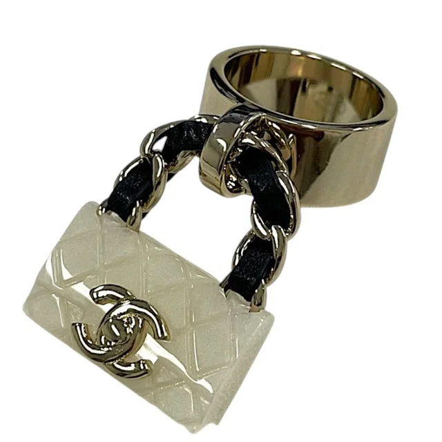 Chanel Quilted Bag in Gold from The Reluxe