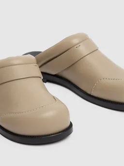 Acne Studios Mules with buckle and rounded toe in 100% Lamb, photo 5 of 5 from LUISAVIAROMA