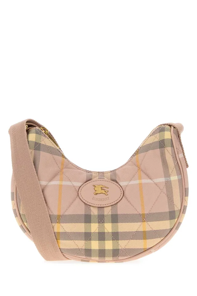 Burberry Horseshoe Crossbody Bag — Beige in Beige from HEWI