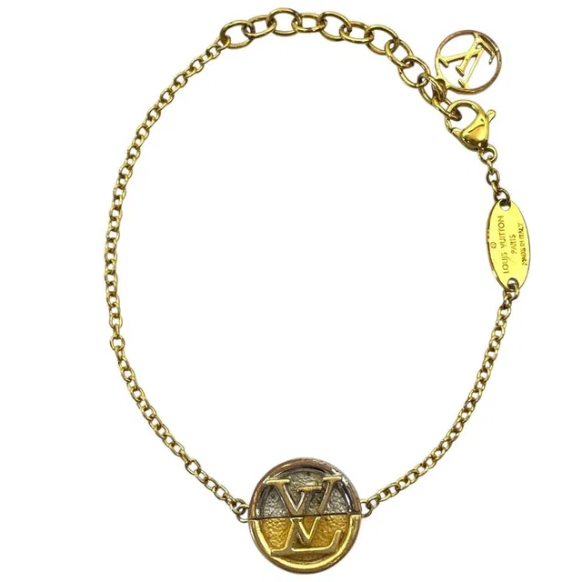 Louis Vuitton Bracelet L To Monogram Gold Silver in Gold from The Reluxe