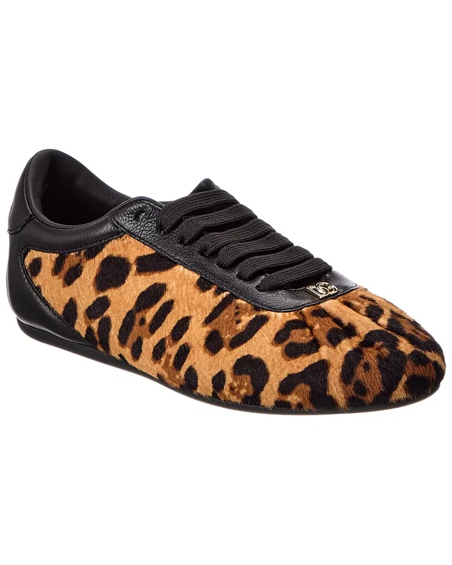 Dolce & Gabbana Haircalf & Leather Ballet Sneaker, image 1 of 1 from Rue La La