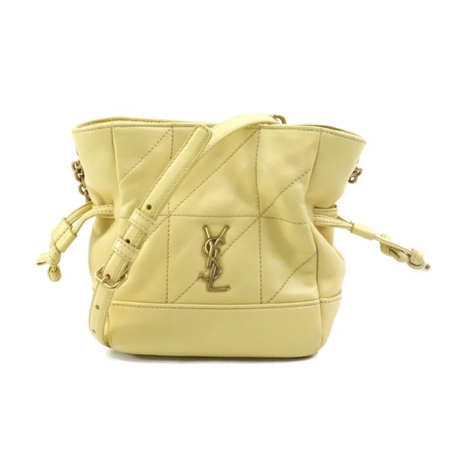 Saint Laurent Shoulder Bag Jamie Mini Cream Yellow Erotic in yellow Leather from Poshmark, photo 1 of 1