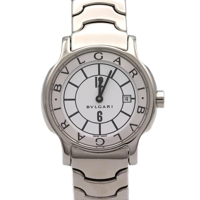 Bvlgari Solotempo SS Quartz Watch from The Reluxe