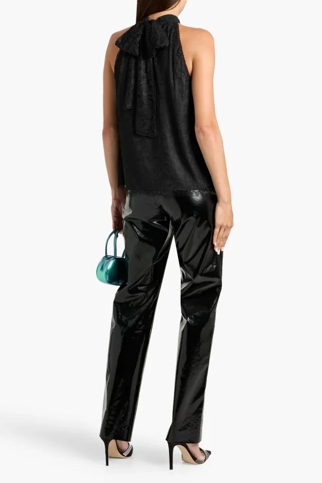 Alice + Olivia Maris Lace Tie-Back Sleeveless Top, photo 7 of 8 from THE OUTNET