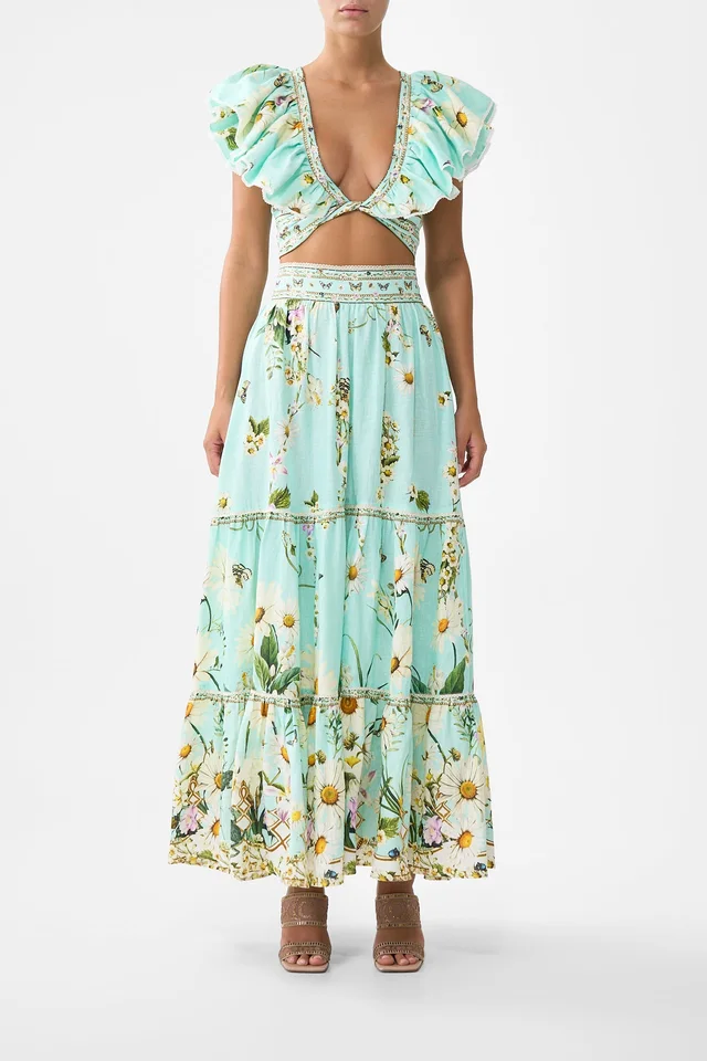 Camilla eBoutique RUFFLE WRAP TOP FLORAL FREEFALL from CAMILLA, photo 1 of 1