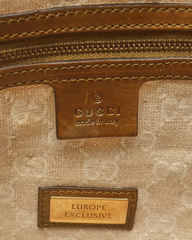 Gucci Small Soft Stirrup Bag in Canvas from A Retro Tale, photo 6 of 8