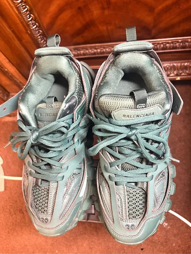 Balenciaga Track Sneakers Teal Eu 39 from Poshmark