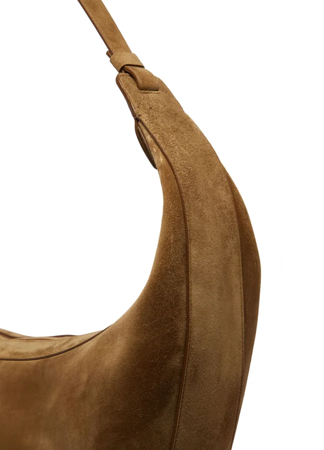 KHAITE Augustina hobo bag in Brown 100% calfskin, photo 7 of 8 from 24S (Canada)