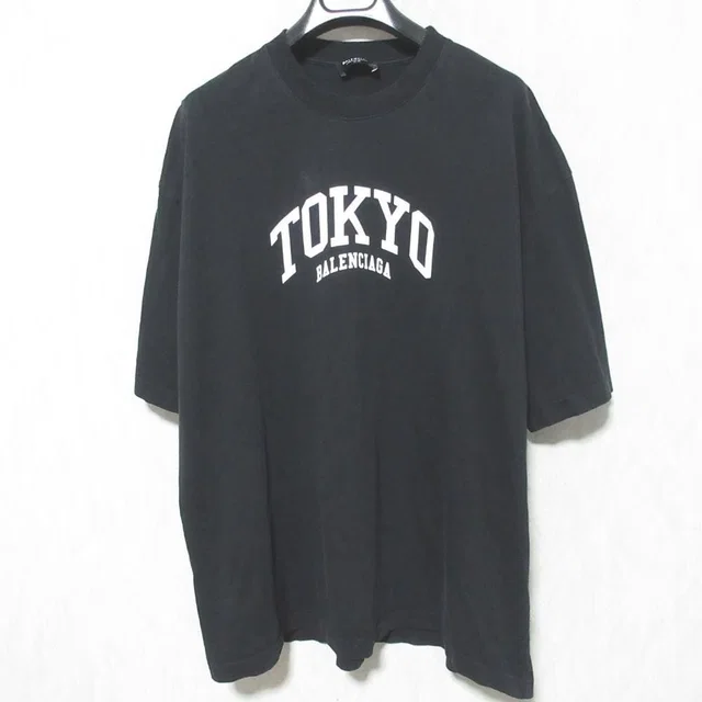 Balenciaga Cities Tokyo Limited Edition 50 Pieces T-Shirt XXL Black in Black from The Reluxe
