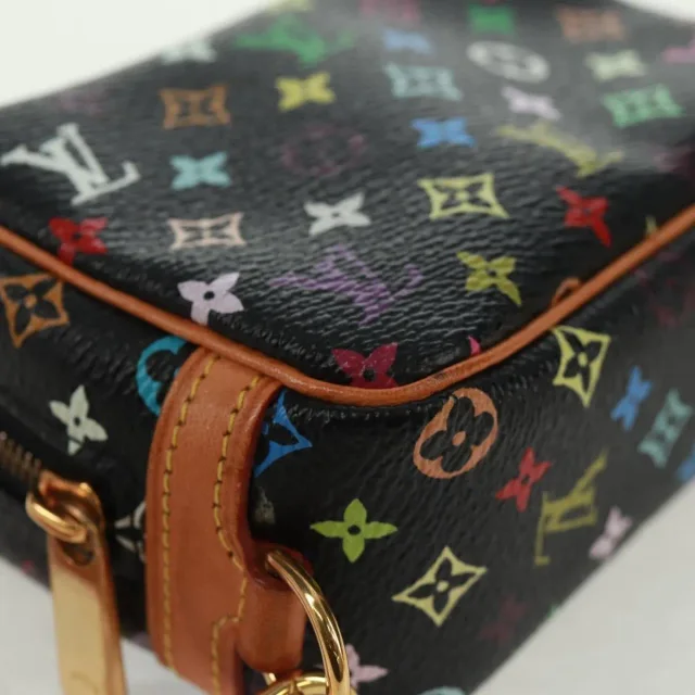 Louis Vuitton Wapity Trousse Monogram Multicolor Black Canvas Bag in Black Canvas from HEWI, photo 8 of 20