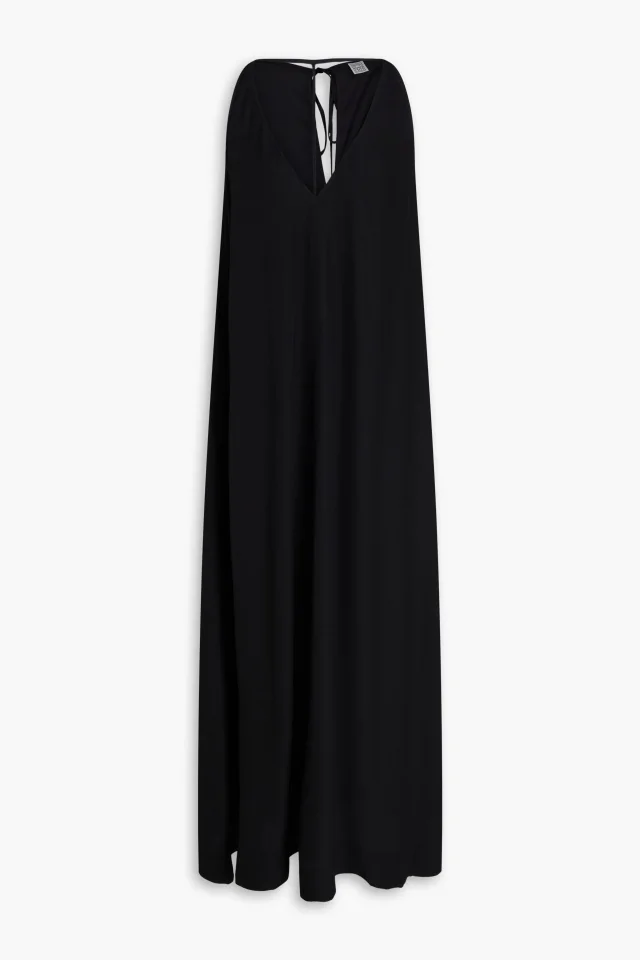 Toteme Cutout satin-crepe maxi dress, photo 5 of 8 from THE OUTNET