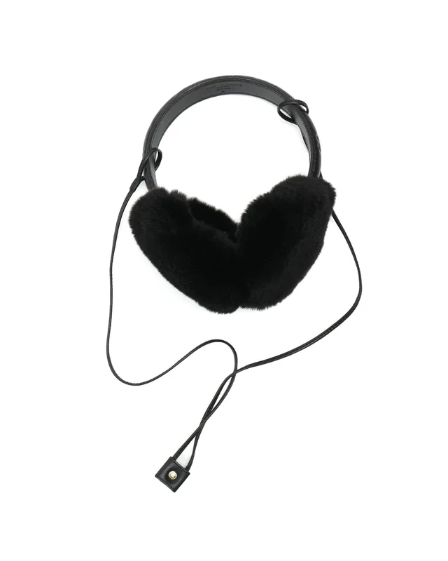 Gucci Guccissima Fur Earmuffs in Leather from A Retro Tale, photo 2 of 2