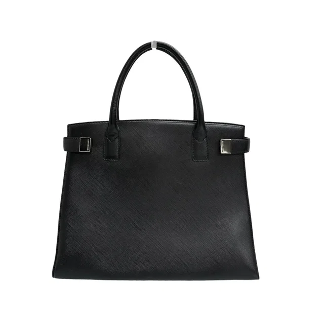 Burberry Saffiano Leather Handbag in Saffiano leather from LuxUness