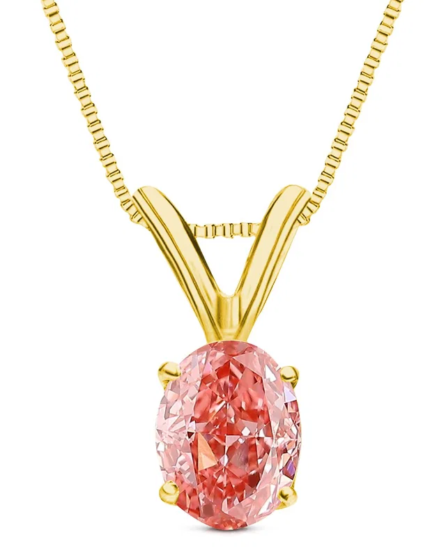Amairah 14K 2.00 ct. tw. Lab-Grown Diamond Solitaire Pendant Necklace, image 1 of 1 from Gilt