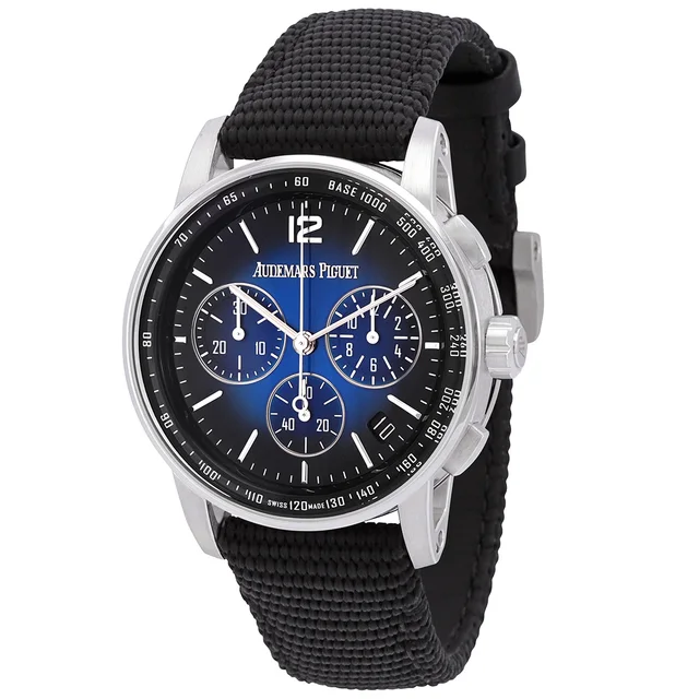 Audemars Piguet Code 11.59 Chronograph Automatic Blue Dial Mens Watch 26393BC.OO.A002KB.01 in blue|black|gold|white from Jomashop.com