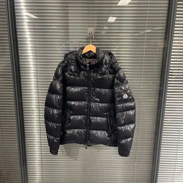 Moncler Maya Logo Puffer Jacket 3 9 No Comic Tag in black from Grailed