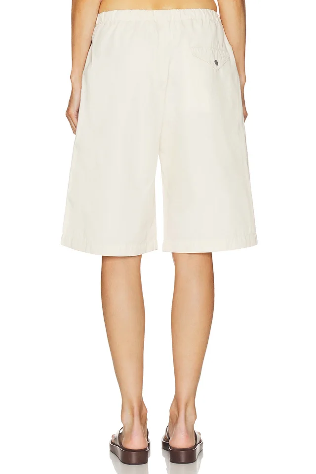 Citizens of Humanity Anais Pull On Track Shorts in Cream, photo 4 of 6 from REVOLVE (Canada)