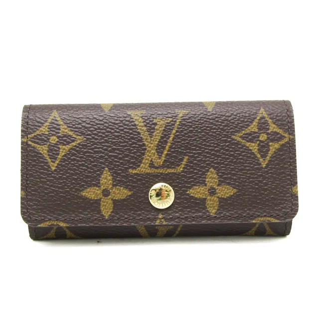 Louis Vuitton Multicles 4 M62631 Men,Women Monogram Key Case Monogram in Brown Monogram from Elady