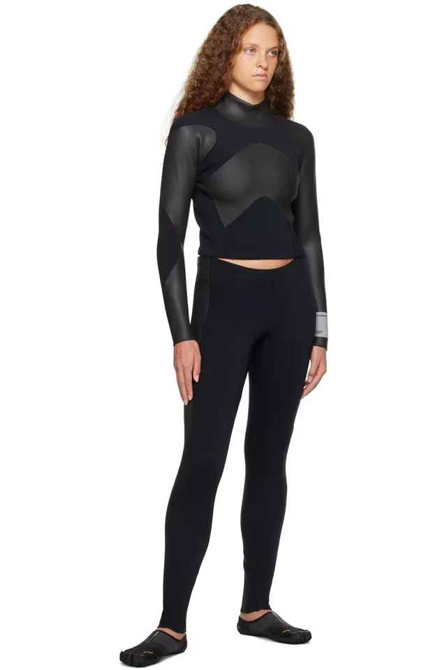 Haydenshapes by Dion Lee SSENSE Exclusive Black & Gray Long Sleeve T-Shirt, photo 4 of 4 from SSENSE