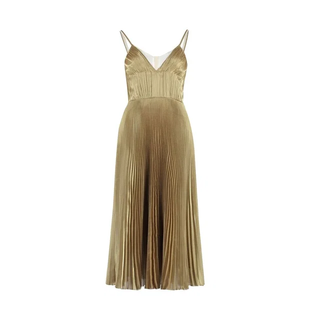 Prada Gold Polyester Casual Dress in Gold from HEWI