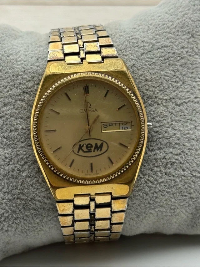 Vintage Mens Omega Gold-Tone Men’s Day-Date Bracelet Watch in gold from Poshmark
