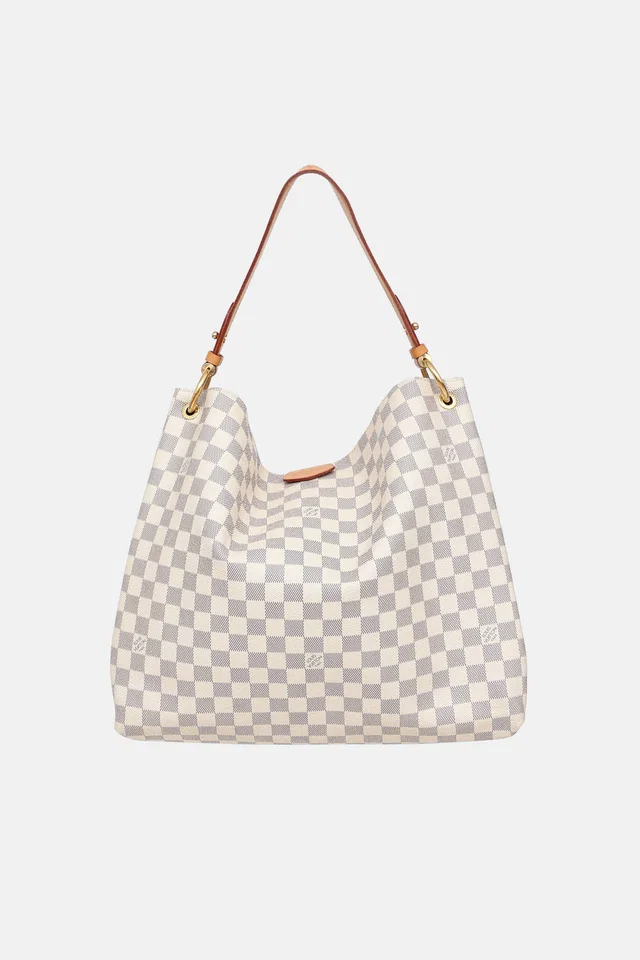 Louis Vuitton 2019 Damier Azur Graceful Bag in Leather from VSP Consignment